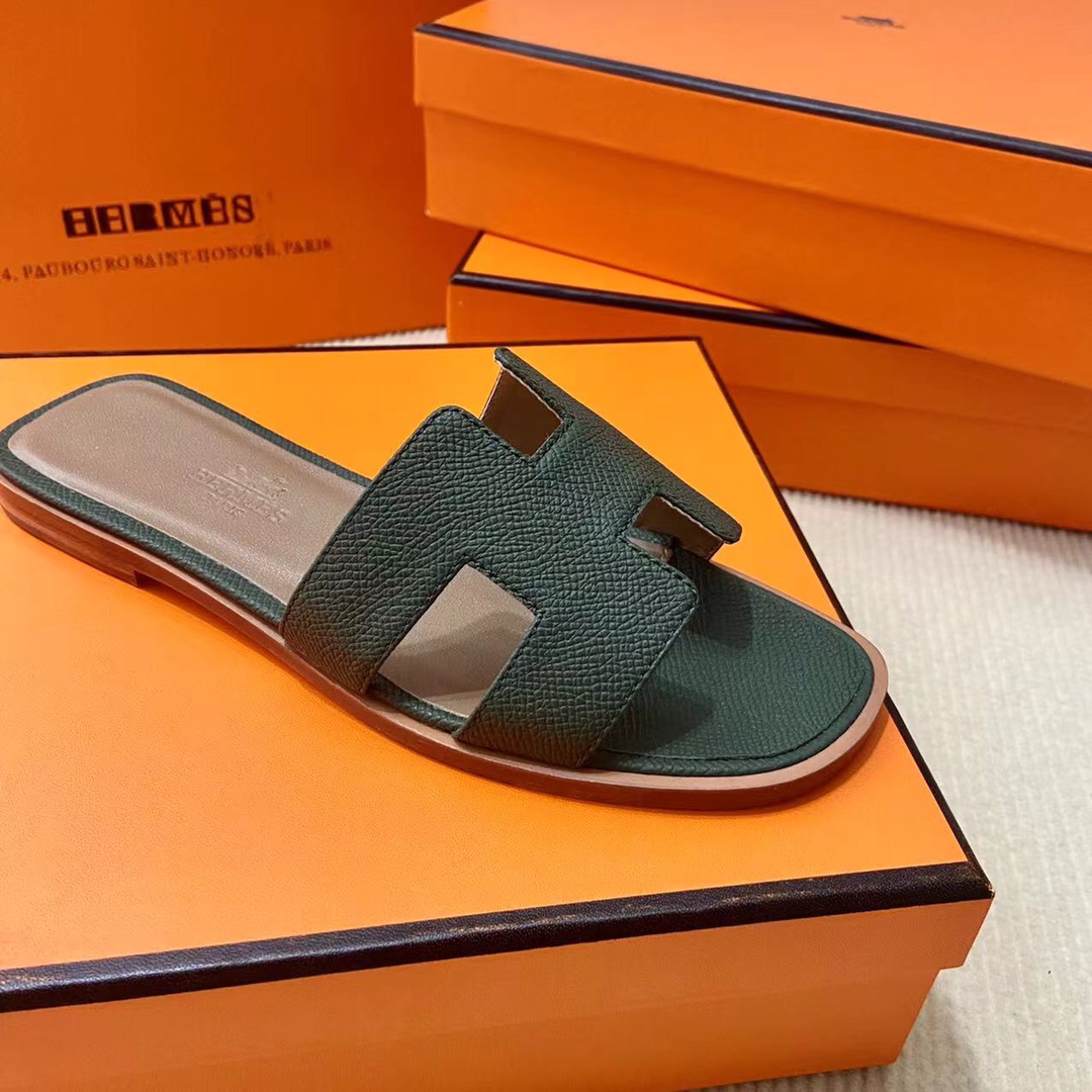 에르메스 올수공 오란 슬리퍼 샌들 앱송 36